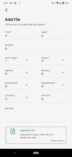 NAIA DMS Screen 2