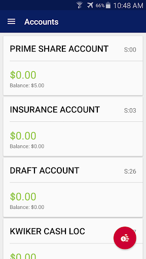 Patriot Federal Credit Union Screen 2
