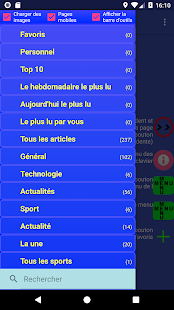 Aperçu de l'application