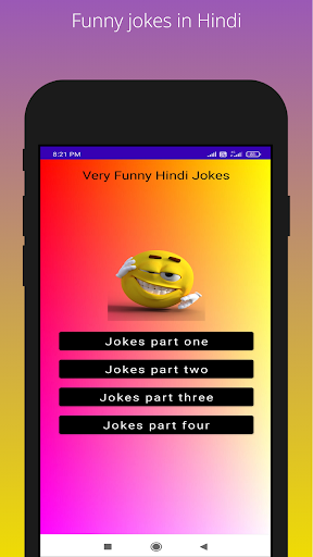 Android application Hindi jokes screenshort
