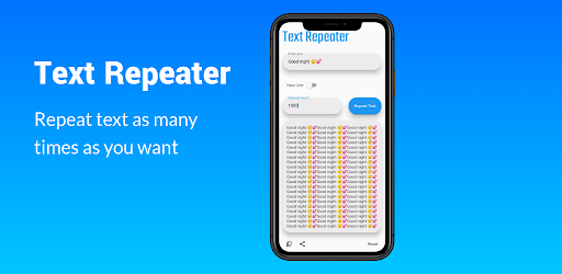 Android application Text Repeater -Repeat messages screenshort
