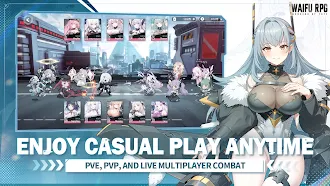Game screenshot Goddess of Fate: Waifu RPG apk download