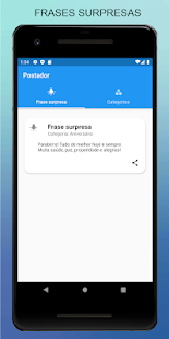 Postador - Frases Prontas para Compartilhar Varies with device APK screenshots 1
