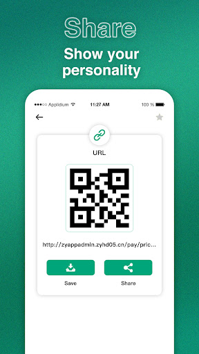 Screenshot of QR code scanner&Reader
