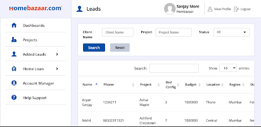 HomeBazaar.com Partner App