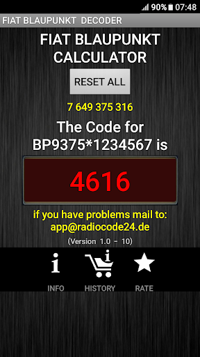 BlaupunktBosch Fiat Radio Code