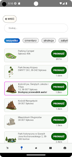 Sękowa – tourist attractions Screen 2