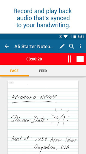 Livescribe+ Screen 2