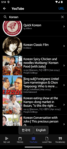 Android application MediaDict screenshort