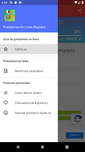 Anteprima dell'app