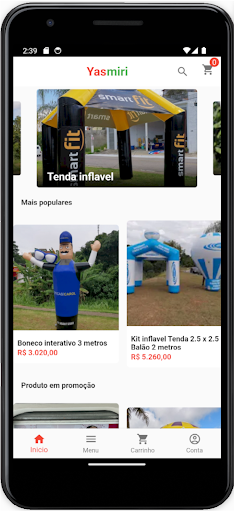 Android application Yasmiri screenshort