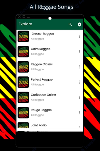 Android application All Reggae Songs App Music screenshort