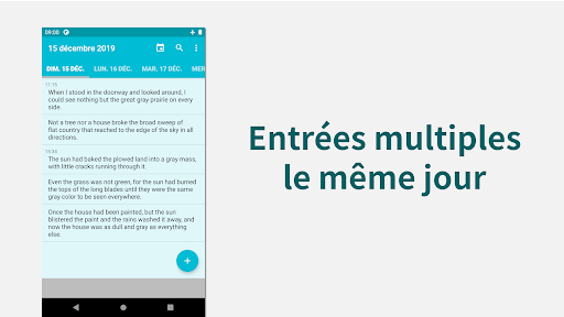 Aperçu de l'application