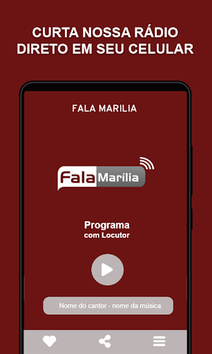 Android application Fala Marília screenshort