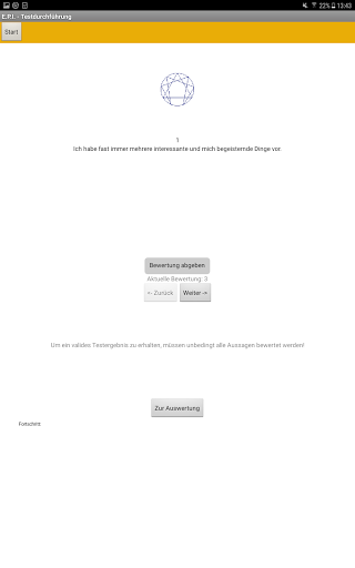 Enneagramm App EPI deutsch