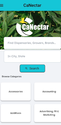 Android application CaNectar screenshort