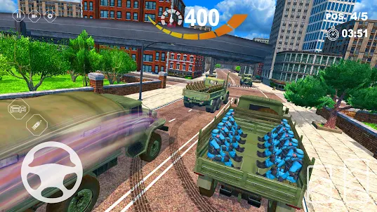 Army Games - Racing Truck Game