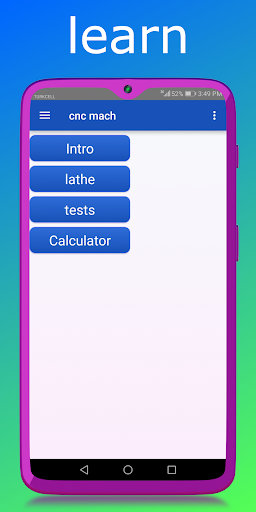 Android application CNC mach pro screenshort