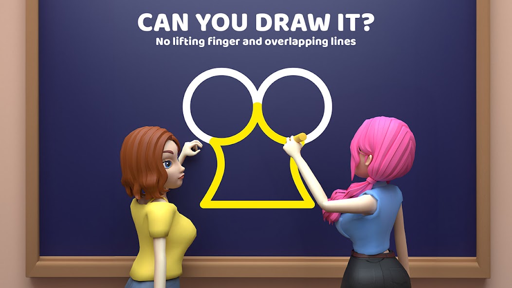 Impossible Draw: 1 Line Puzzle 1.0.1 APK + Мод (Unlimited money) за Android
