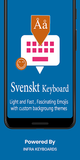 Android application Swedish Keyboard by Infra screenshort