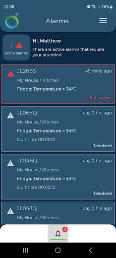 Android application Beyond ColdCloud Lite screenshort