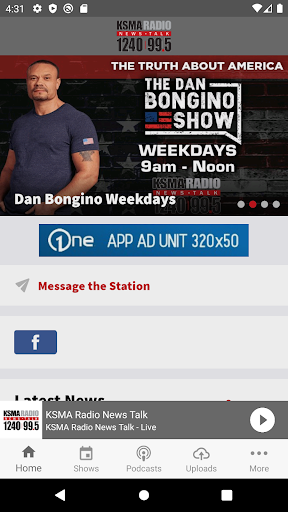 Android application KSMA 1240 AM screenshort