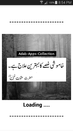 Android application Hazrat Usman Quotes in Urdu screenshort