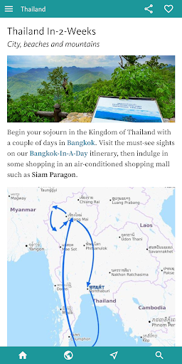Thailand’s Best: Travel Guide Screen 3