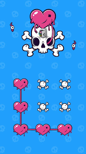 AppLock Theme Skull Screen 2