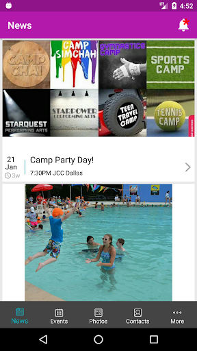 Dallas J Summer Camps Screen 2
