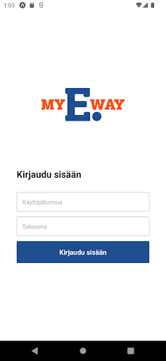 Android application MyE.Way screenshort