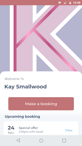 Android application Kay Smallwood screenshort