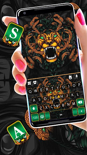 Horror Snake Lion Keyboard The Screen 2