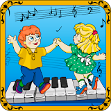 Baby piano. Free game icon