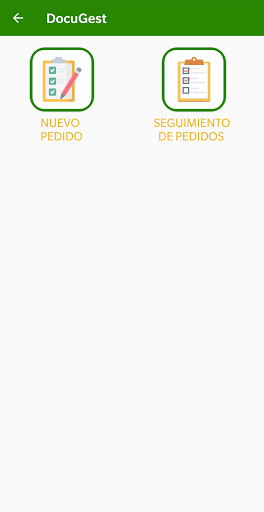 DocuGest Pedidos Screen 2