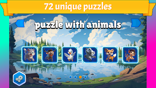 Animal Puzzles for Kids