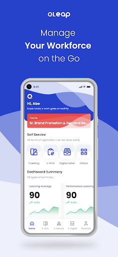 Android application QLEAP Mobile screenshort