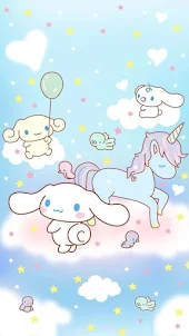 Blue Cinnamoroll Wallpaper