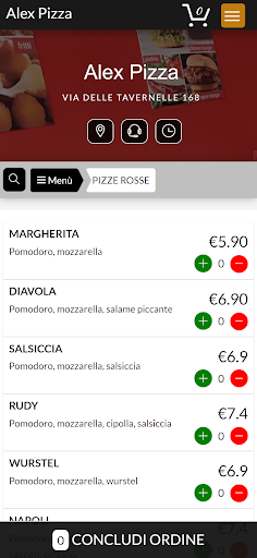 Alex Pizza Screen 2