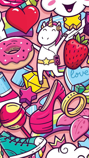Android application Cute Kawaii Wallpapers screenshort