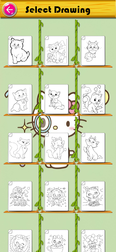 Coloring Cat Funny Kitty Screen 2