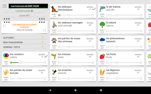 Learn French words with ST Screenshot