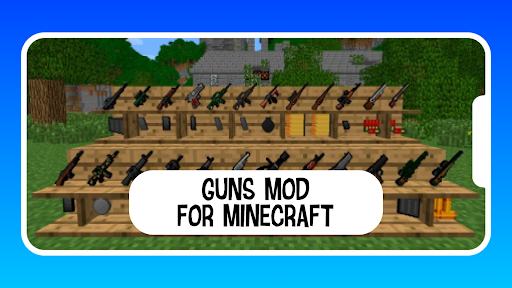 Android application Gun mods for minecraft screenshort