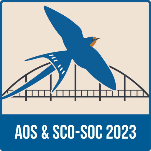 AOS & SCO-SOC 2023 logo