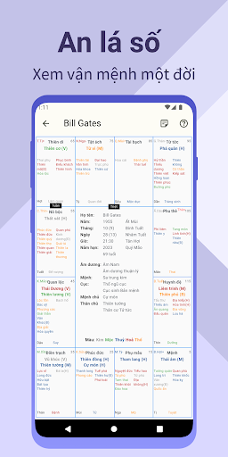 Lá số tử vi - Diệu tinh tú Screen 2