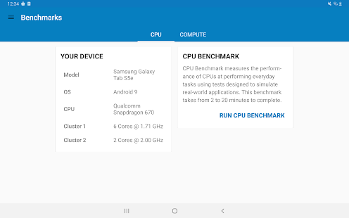 Geekbench 5 Capture d'écran