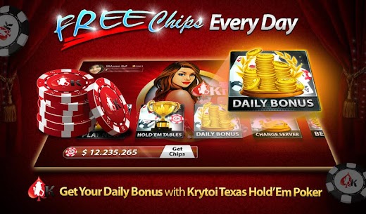 Krytoi Texas HoldEm Poker APK (MOD, Unlimited Money) 11.1.3 Free Download 1