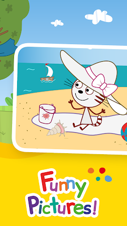 Game screenshot Kid-E-Cats Kids Colour Book hack