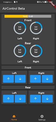 AirControl Suspensions Screen 3