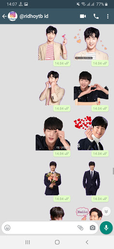 Stiker WA Seo Kang Joon Korean Drama WAStickerApps